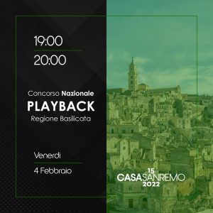 Playback Concorso Nazionale - Regione Basilicata